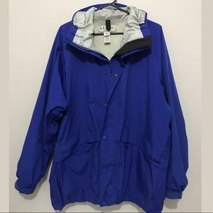Ll Bean Stowaway Raincoat Men’s Size Large Tall